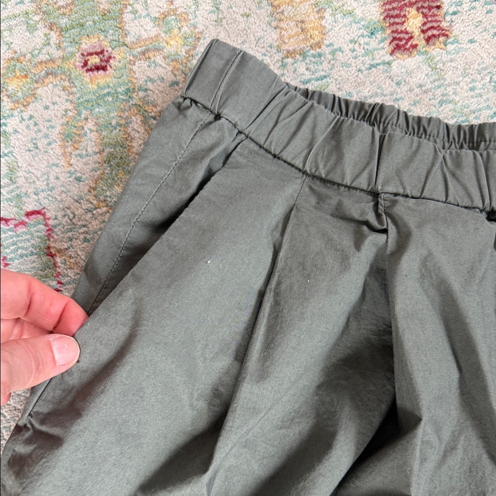 Uniqlo Women's Wide-Leg Pants dark gray/green - Picture 3 of 5